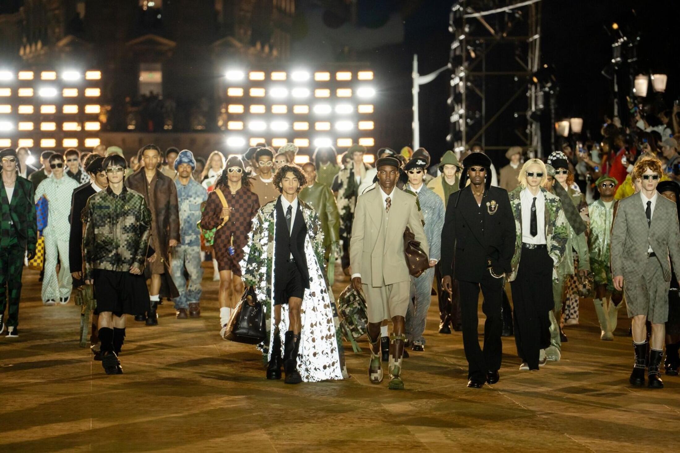 Pharrell unveils first collection for Louis Vuitton in 'one of the
