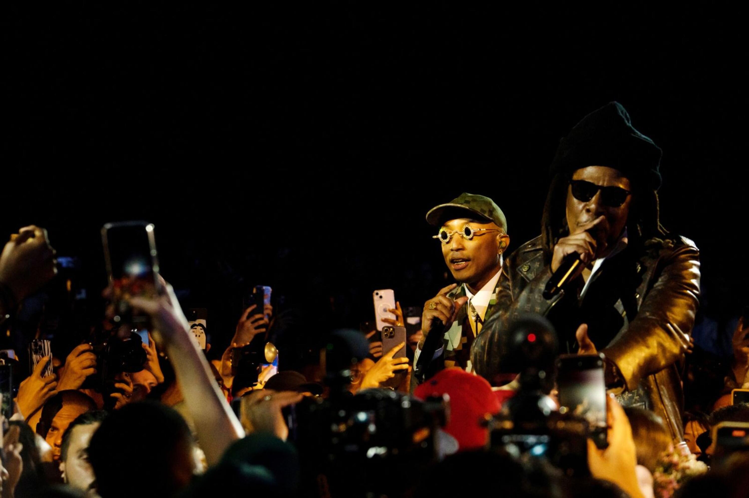 Irish rapper walks in Pharrell Williams' first Louis Vuitton show