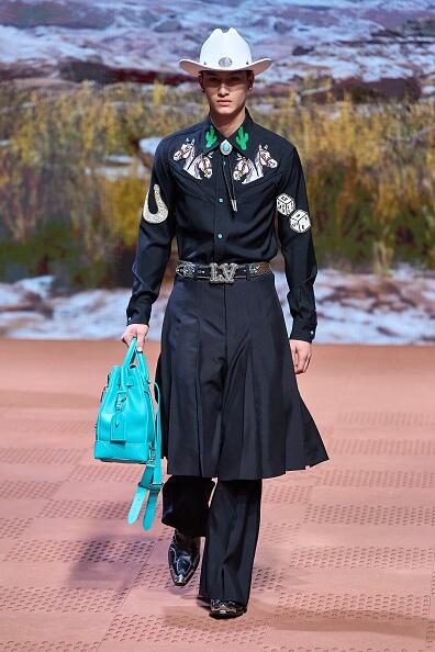 Pharrell Williams strikes American western note for Louis Vuitton ...