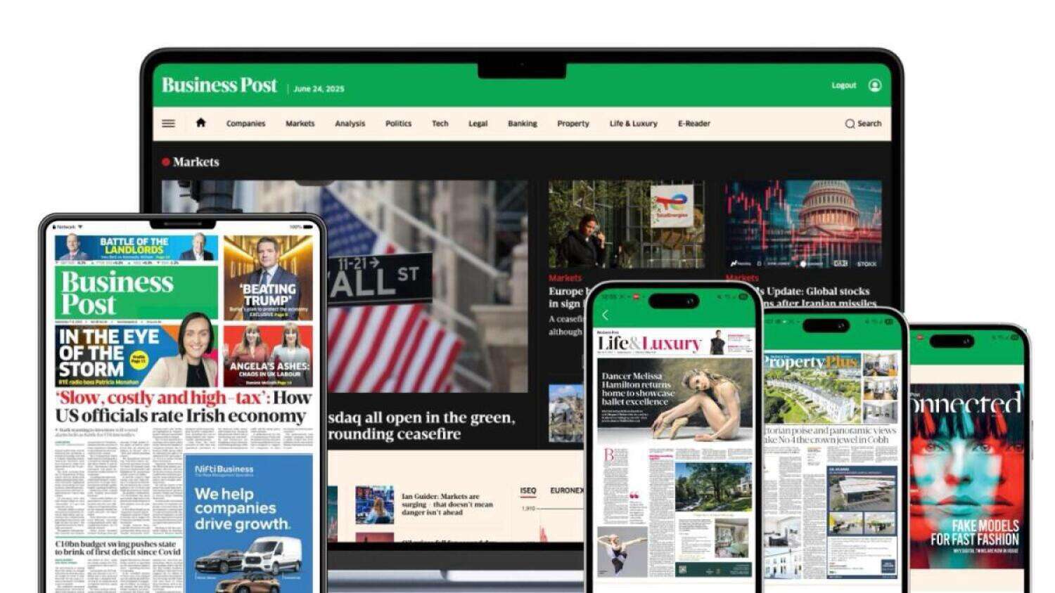 Шведская группа Bonnier News получила контроль над ирландским медиахолдингом Business Post Group