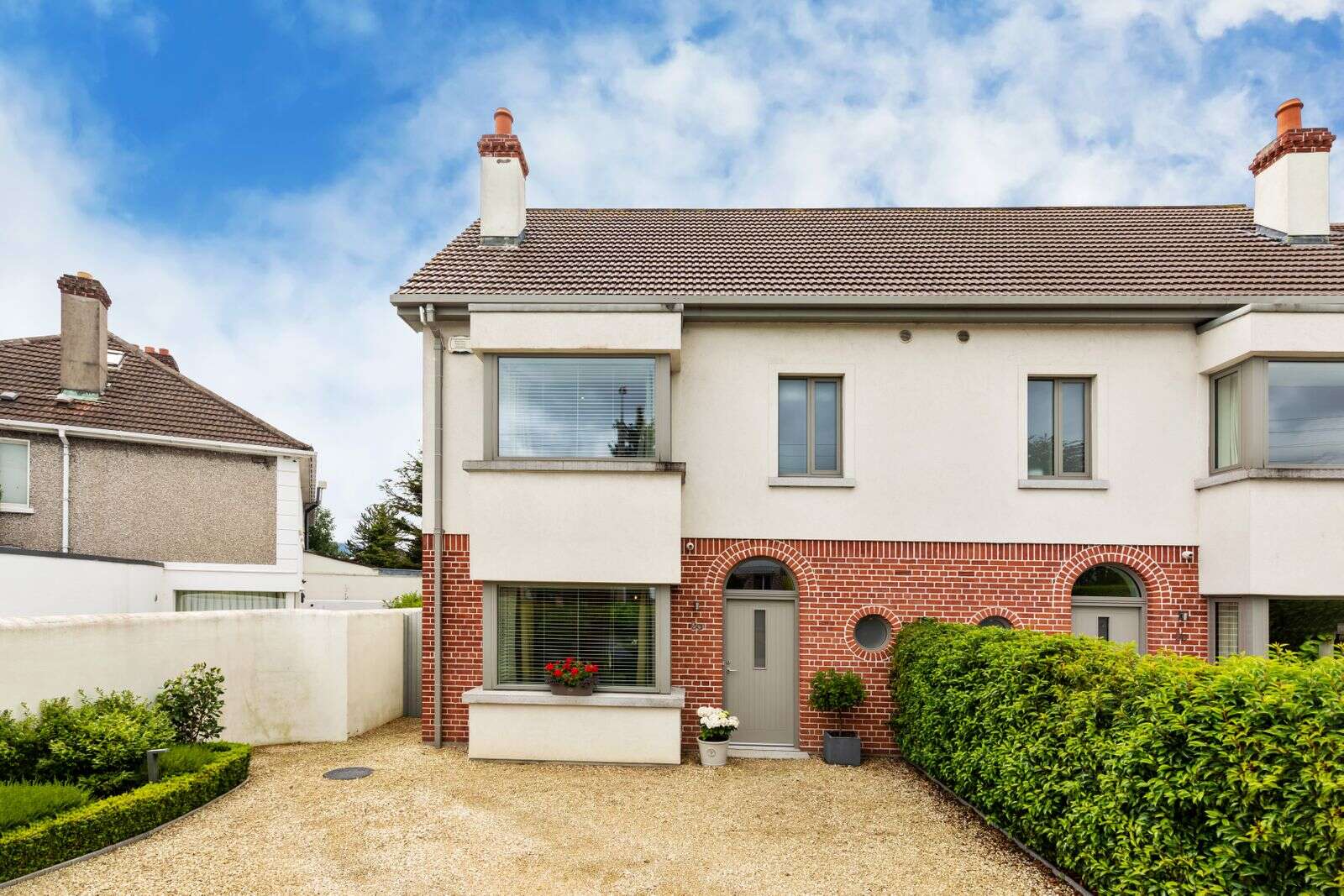 Blackrock newbuild fits in from outside and stands out within