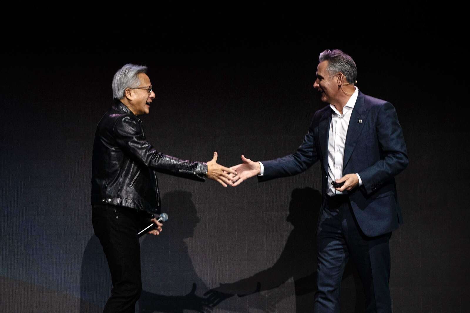 This tech company’s shares are soaring after Nvidia chief tipped it to hit $1tr
