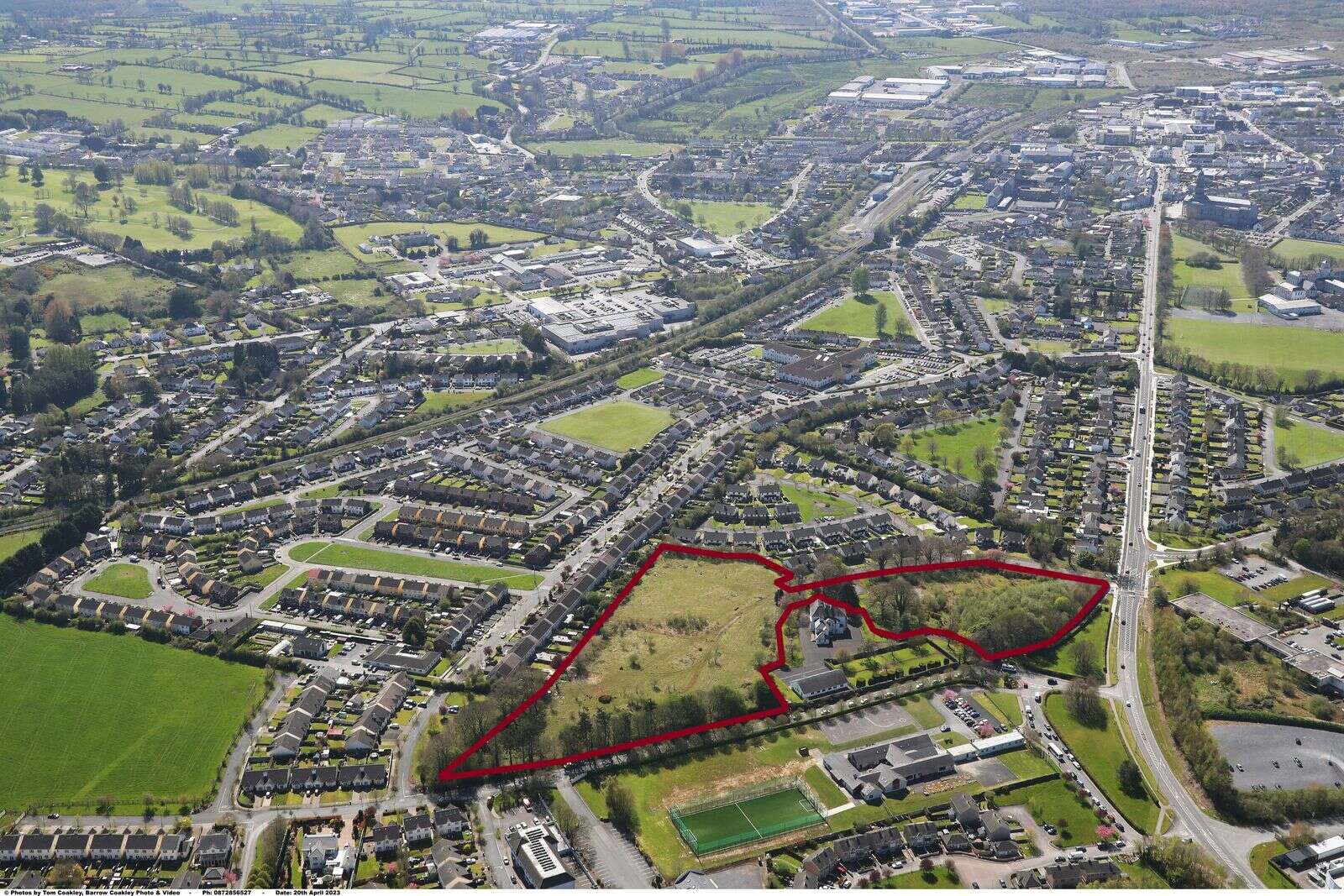 Ideally located Longford town site has planning permission for 93 homes
