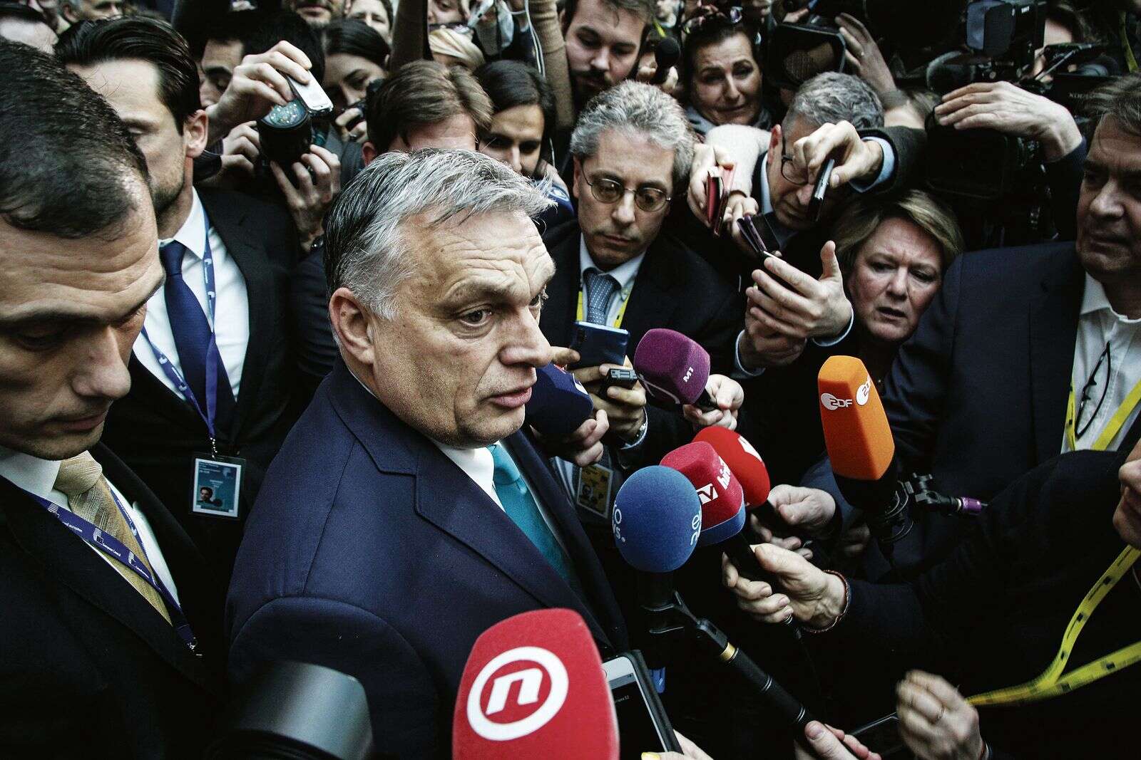 Tensions run high as Orban blocks €50bn aid package for Ukraine at EU ...