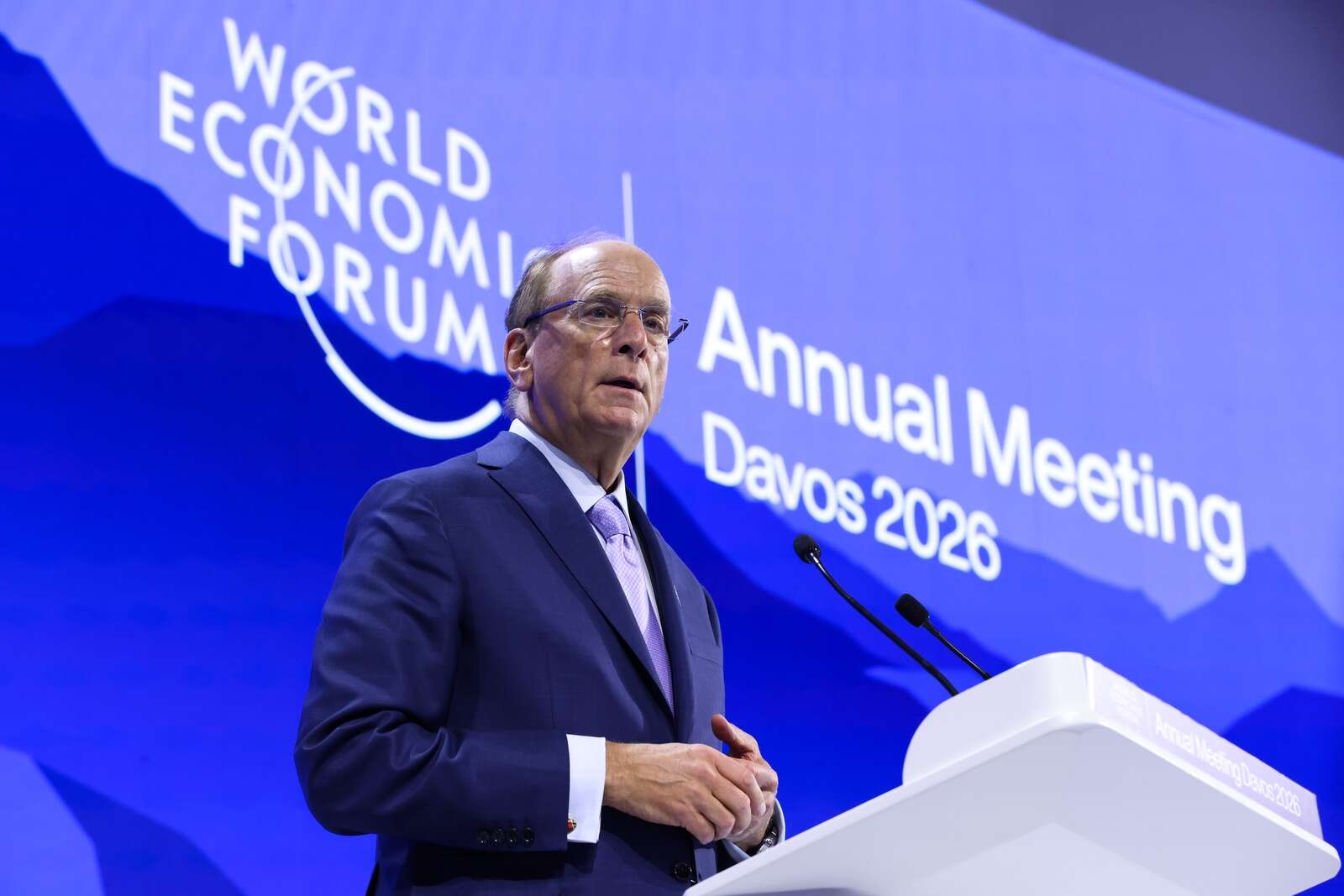 Dublin should host the World Economic Forum, says co-chief Larry Fink