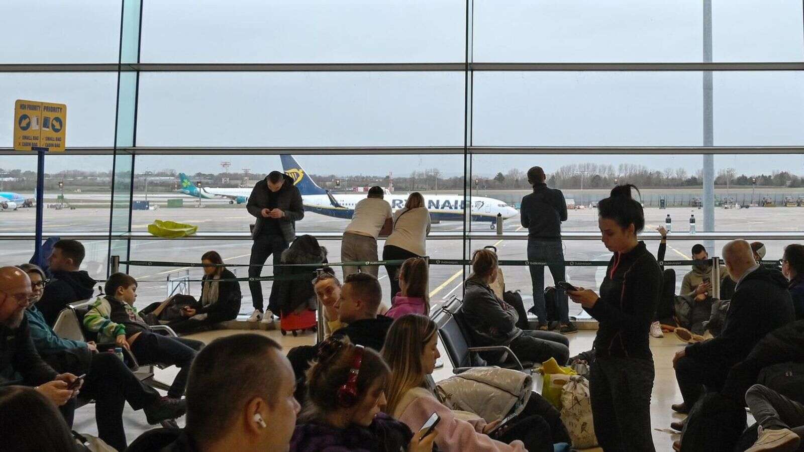 Almost 30 flights delayed and eight cancelled as Storm Debi rocks ...